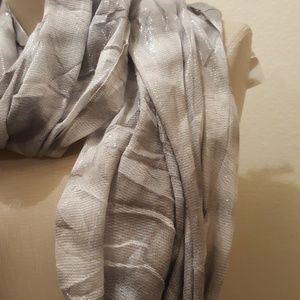 Calvin Klein Other - Calvin klein Infinity loop grey and white Scarf Calvin Klein Other - Calvin klein Infinity loop grey and white Scarf